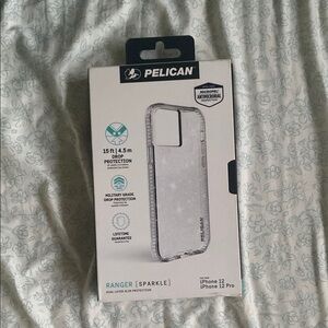 Sparkle iPhone 12/12 Pro Case - clear glitter